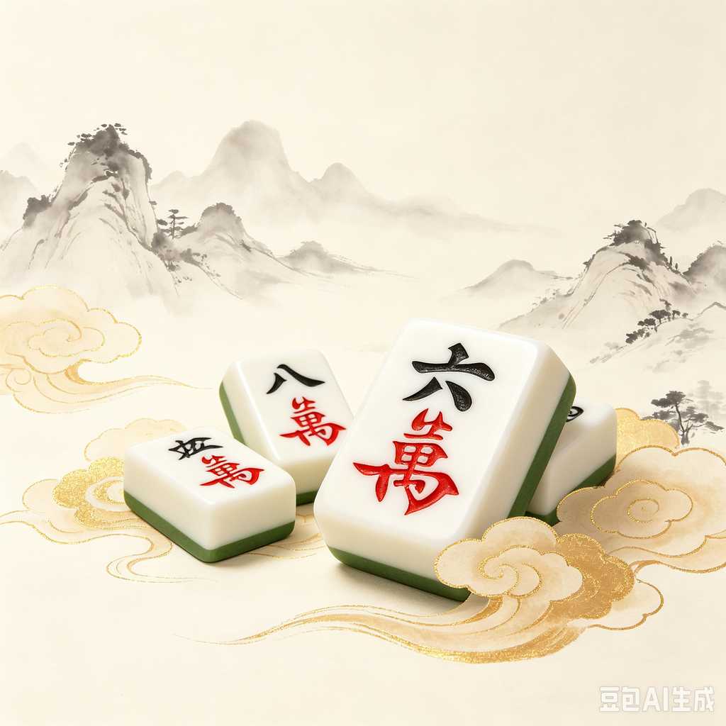 chinese style mahjong set