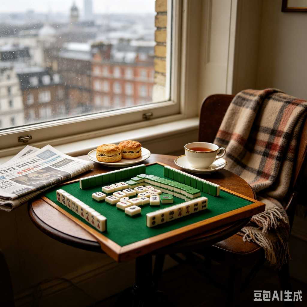 premium engraved mahjong set